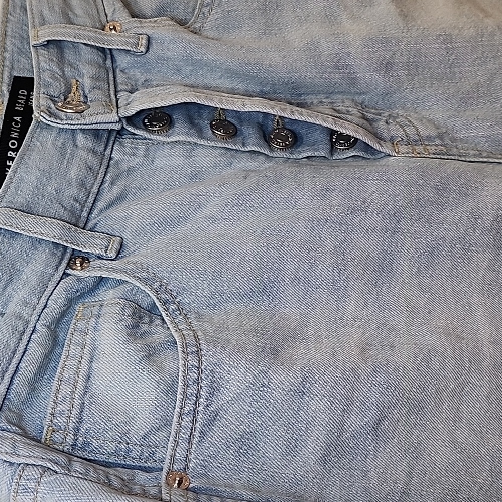 Veronica Beard 100% Cotton  Taylor Relaxed Wide-Leg High-Rise Size 28" - Picture 11 of 16